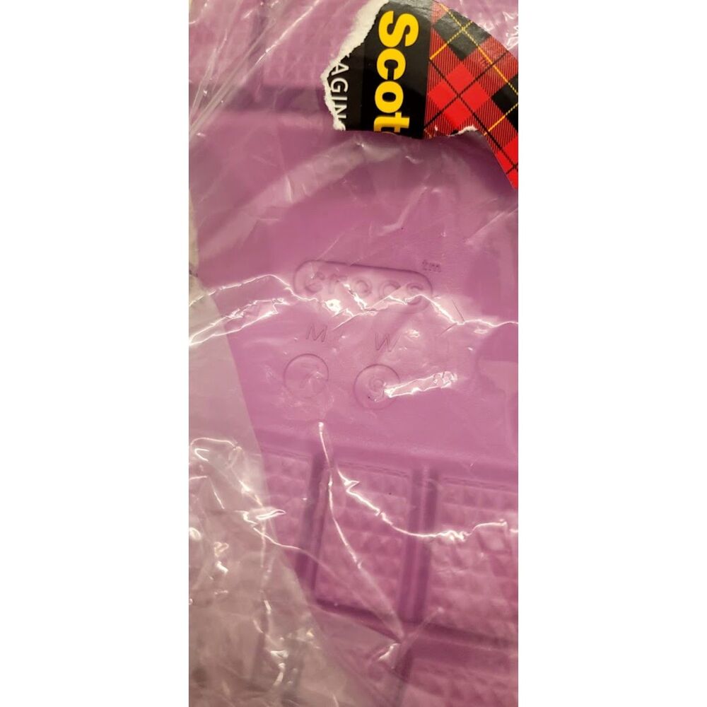Crocs Platform Chunky Stomp Clogs Bubble Pink Purple Barney Ladies 9 BNWT - Picture 6 of 9